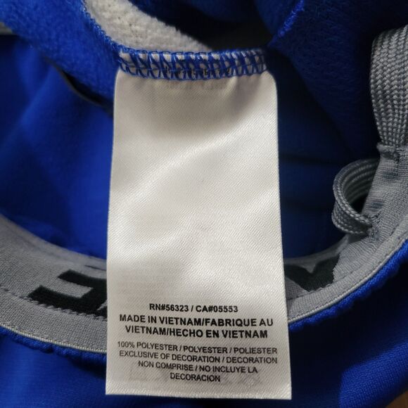 Nike Therma-fit Fleece Sweatpants Size Large Men's Gray & Blue Nike Swoosh Logo - Picture 10 of 16